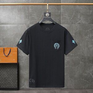 Chrome Hearts logo print crew neck short sleeves